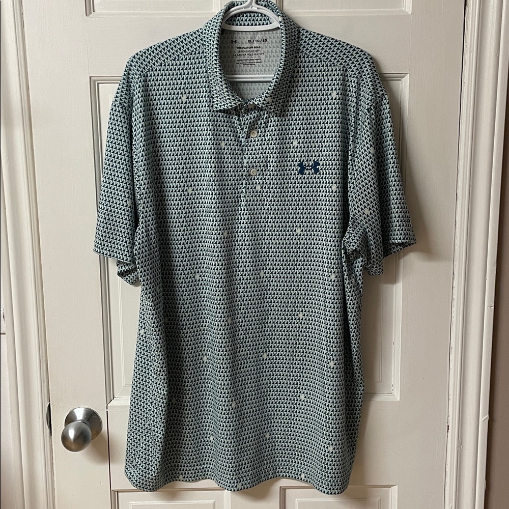 Under Armour the playoff polo loose fit golf polo shirt men’s size XL